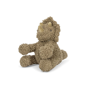 Плюшевая игрушка Konges Slojd "Teddy Triceratops", мини, оливковый, 21 см